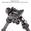 ACCUSHOT BT46-NC Atlas Bipod w/ Really Right Stuff BTC-Pro Dual Arca/Pic Clamp (BT46-NC-PLUS-BTCProDual)