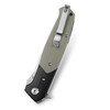 BESTECH KNIVES Swordish 3.94in D2 Blade Black/Beige G10 Handle Folding Knife (BG03B)