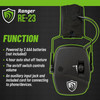 OTIS Earshield Ranger Electronic Pro 23dB Earmuffs (FG-ES23E-BK)