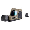 TRIJICON Dual Defense RMR Type 2 FDE 1x Reflex Red Dot Sight w/ M17/18 Mount and Integrated No Tritium Ooptic Height Sights (RM06-C-700815)