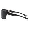 GATORZ EYEWEAR Marauder Black with Silver Logo Frame and Smoke Lens Sunglasses (GZ-12-031)