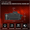 STREAMLIGHT TLR-3X 500-Lumen Black USB Tactical Weapon Light for 1913 Slim Handguns (59103)