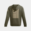 UNDER ARMOUR Men's Freedom Flag Marine OD Green/Desert Sand Hoodie (1386756-390)