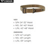 CONDOR OUTDOOR Rigger's Tan Belt (RB-003)