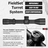 NIGHTFORCE NX6 2-12x42 F1 FieldSet .250 MOA DigIllum FC-MRx MOA Reticle Riflescope (C729)