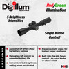 NIGHTFORCE NX6 2-12x42 F1 FieldSet .250 MOA DigIllum FC-MRx MOA Reticle Riflescope (C729)