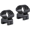 HAWKE Vantage 4-12x50 30/30 Duplex Reticle Riflescope w/ Match Mount 1in Medium Weaver Scope Rings (14150+22113)