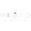 HAWKE Vantage 4-12x50 30/30 Duplex Reticle Riflescope w/ Match Mount 1in Medium Weaver Scope Rings (14150+22113)