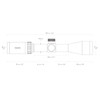 HAWKE Vantage IR 3-9x40 Straight-Wall Marksman Reticle Riflescope w/ Match Mount 1in Medium Weaver Scope Rings and GRITR Microfibre (14217+22113+GRIT-MF)