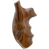 HOGUE Frame Round Butt Pau Ferro Wood Grip with Finger Grooves for S&W K/L (19300)