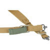 BLUE FORCE GEAR Padded Vickers Push Button Coyote Brown Sling (VCAS-PB-200-AA-CB)