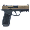 SIG SAUER P365-XMacro Freedom 9mm 3.7in 2x 17rd Mags 2-Tone Bronze Striker-Fired Pistol (365XCA-9-FBZXR3)