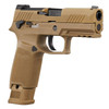SIG SAUER M18 9mm 3.9in 10rd Coyote Tan Semi-Auto Pistol, MA Compliant (M18-9-CSS-MS-MA)