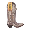 Open-box: CORRAL Brown Crater Bone Embroidery, Size: 9, Width: M (A1094-LD-M-9) - Great condition, limited use