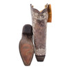 Open-box: CORRAL Brown Crater Bone Embroidery, Size: 9, Width: M (A1094-LD-M-9) - Great condition, limited use