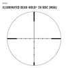 VORTEX Crossfire HD 6-18x50 Illuminated Dead-Hold 2A BDC MOA Riflescope with Counterforce Multicam Camo Cap (CFR-61801i+120-64-MUL)