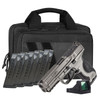 S&W M&P9 M2.0 Metal 9mm 4.22in Handgun Bundle with 6x 17rd Magazines, RFX11 Green Dot Optic and Savior Bag (14720)