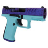 WALTHER ARMS PDP F-Series Sports South Exclusive 9mm Luger 4in 15rd Purple Glitter/Baby Blue Striker-Fired Pistol (4797086)