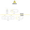 AMERIGLO Optic Compatible Sight Set for Glock Models (Excluding 42, 43, 48) (GL-814)