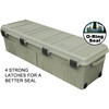 MTM Wheeled Dark Earth Mobile Gear Crate with Tray and Divider The Mule (MGC)