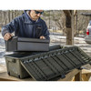 MTM Wheeled Dark Earth Mobile Gear Crate with Tray and Divider The Mule (MGC)