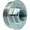 FAXON 1/2x28 Titanium Direct Thread To Hub Adapter (FF-MD-SIL-HUB-5-28-02)