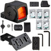 VORTEX Defender-ST Enclosed Solar 3 MOA Micro Red Dot Sight w/ Pro 45 Degree Offset Accessory Picatinny Mount (DFST-MRD3-E+45RDM-2)