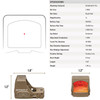 VORTEX Defender-ST 3 MOA Tan Micro Red Dot Sight w/ Pro 45 Degree Offset Accessory Picatinny Mount (DFST-MRD3-T+45RDM-2)