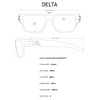 GATORZ EYEWEAR Delta Patriot Edition Black w/ Patriot G Blackout Logo Frame/ANSI Z87.1+ MILSPEC Ballistic Smoke Lens Sunglasses (GZ-04-095)