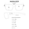 GATORZ EYEWEAR Marauder Patriot Edition Black w/ Patriot G Logo Frame/Smoke Optimized Polarized Lens Sunglasses (GZ-12-087)