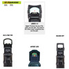 NIGHT FISION Optics Ready Stealth Night Sight Set for Glock 17/19/34 w/ DPP/509T/Acro (GLK-001-469-494-OGZG)