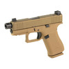 GLOCK 43X Debo 9mm Striker Fired 3.92in Threaded 2x10rd Flat Dark Earth Pistol (UX4350204FRNDEBOFSCT)
