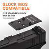 GRITR Glock MOS Optic Plate - RMR Footprint Adapter Plate, Stainless Steel