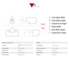 TRIJICON Fiber Sight Set For 1911 Novak Low Cut (CA728-C-601038)