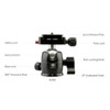 SIRUI T-024SK Carbon Fiber Tripod with B-00K Ball Head (T024SK+B00K)