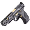 SMITH & WESSON M&P9 M2.0 9mm 4.8in 23rd Black/Gold Semi-Automatic Pistol (14619)