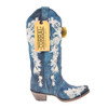 Open-box: CORRAL Ld Navy Blue Studs & Floral Embroidery & Crystals, Size: 08, Width: M - Great condition, limited use