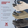 VERTX Men's Assault 2.0 Ranger Green Gloves (F1 VTX6020 RGN)