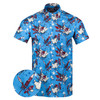RETRO RIFLE Men's Firecracker Blue Button Down Shirt (43799411)