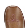 Open-box: SMOKY MOUNTAIN BOOTS Kid's Autry Brown/Pink Leather Western Boot, Size: 5 (3228T-5R) - Damaged package