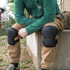 GRITR Pro Tactical Work Construction Knee Pads for Men & Women - Improved, Black