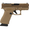 GLOCK 43X MOS 9mm 3.41in 15rd Coyote Semi-Auto Pistol (PX435Z203FRMOSK)