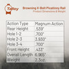 TALLEY 20 MOA Picatinny Scope Base for Browning X-Bolt Magnum Action (PXM252735)