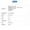 EVOLUTION GUN WORKS 0 MOA Silver Picatinny Rail For Ruger 10/22 (46110)