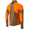 BERETTA Men's Kruma GridTech Fleece Otter/Orange Jacket (P3791T258708AR)