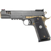 GIRSAN MC1911 Negotiator 10mm 5in 9rd Black/Gold Semi-Automatic Pistol (390299)