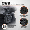 GRITR OMNI IWB/OWB Ambidextrous Kydex Holster Fits Springfield Echelon Compact
