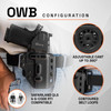 GRITR OMNI IWB/OWB Ambidextrous Kydex Holster Fits Springfield 1911 DS Prodigy Compact
