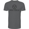 DRAKE Men's Non-Typical Logo Graphite Heather T-Shirt (DNT0154-GPH)