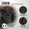 GRITR OMNI IWB/OWB Ambidextrous Kydex Holster Fits Walther PDP Compact